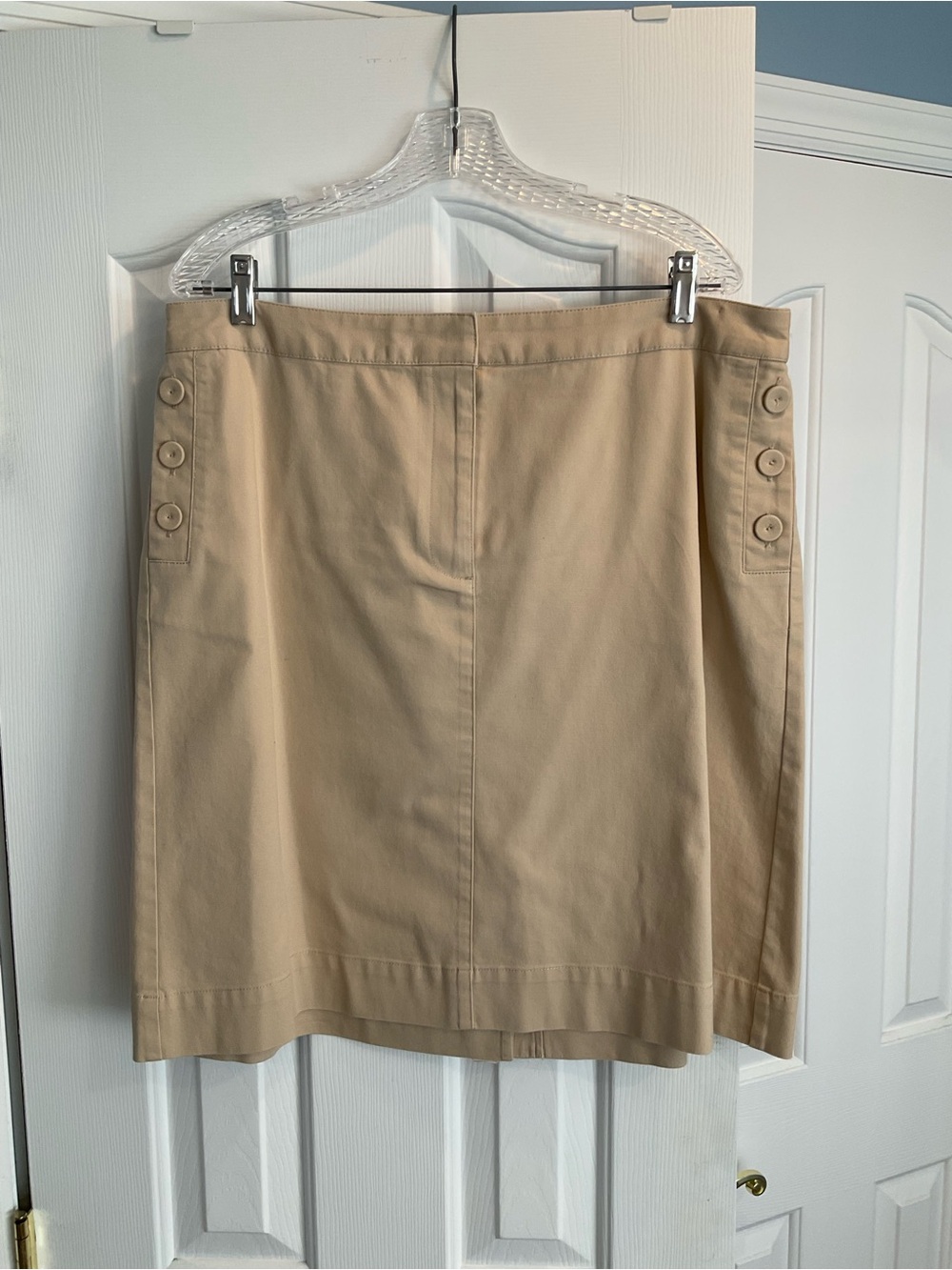 Talbots Beige Pencil Skirt - Classic Office Staple